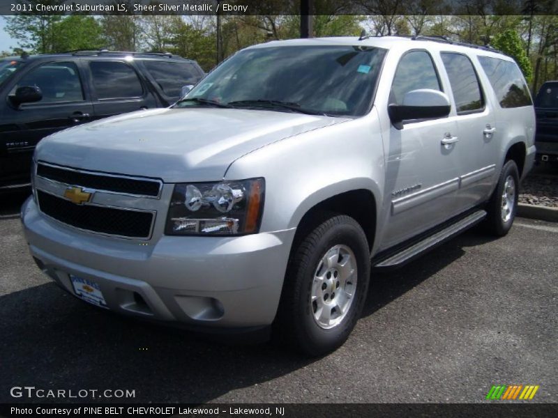 Front 3/4 View of 2011 Suburban LS