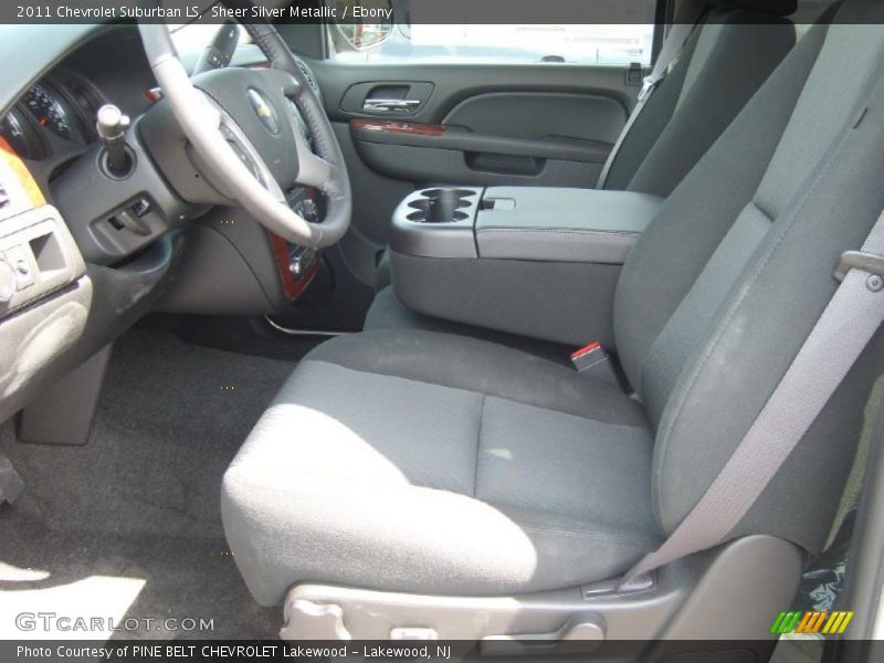  2011 Suburban LS Ebony Interior