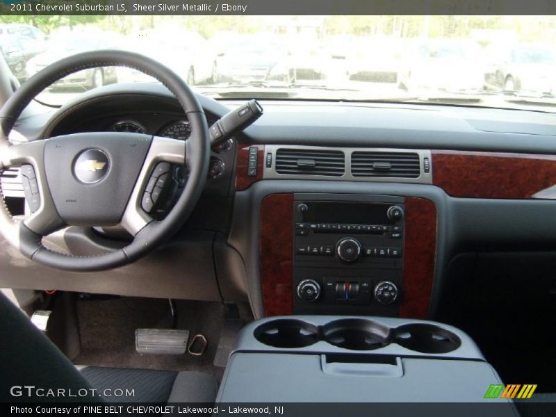 Sheer Silver Metallic / Ebony 2011 Chevrolet Suburban LS