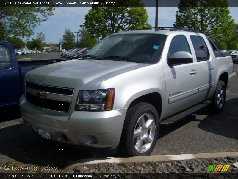 Sheer Silver Metallic / Ebony 2011 Chevrolet Avalanche LS 4x4