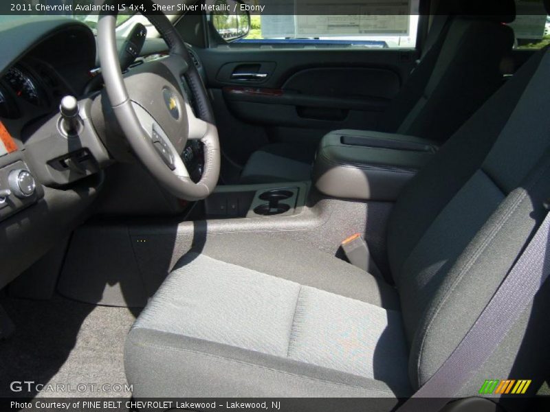 Sheer Silver Metallic / Ebony 2011 Chevrolet Avalanche LS 4x4