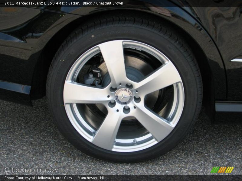 Black / Chestnut Brown 2011 Mercedes-Benz E 350 4Matic Sedan
