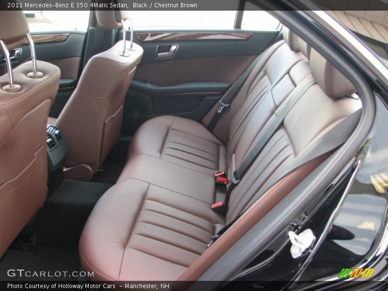 Black / Chestnut Brown 2011 Mercedes-Benz E 350 4Matic Sedan