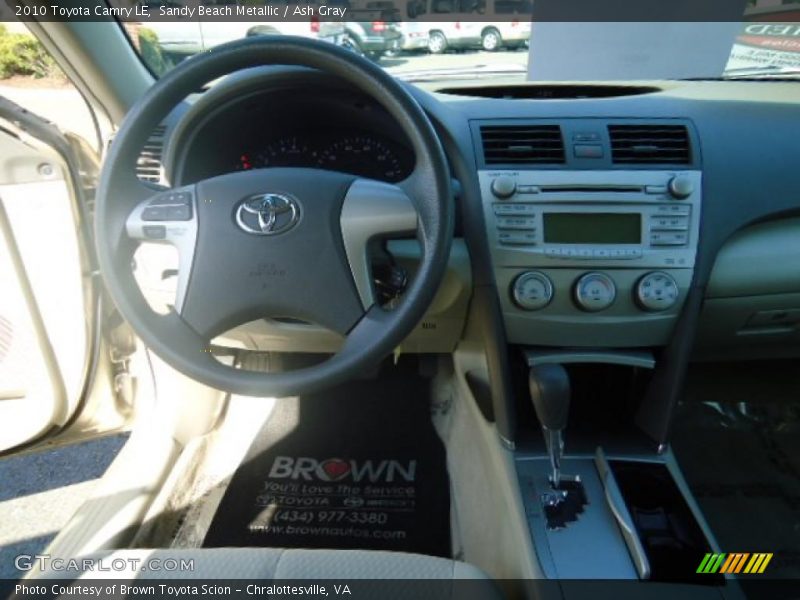 Sandy Beach Metallic / Ash Gray 2010 Toyota Camry LE