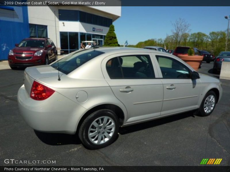 Gold Mist Metallic / Ebony 2009 Chevrolet Cobalt LT Sedan