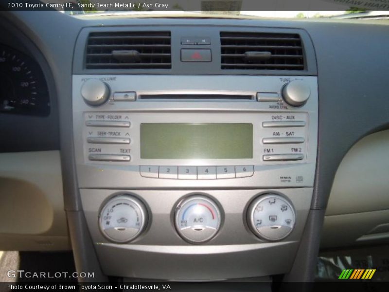 Sandy Beach Metallic / Ash Gray 2010 Toyota Camry LE