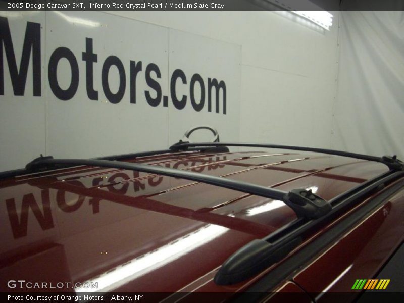 Inferno Red Crystal Pearl / Medium Slate Gray 2005 Dodge Caravan SXT