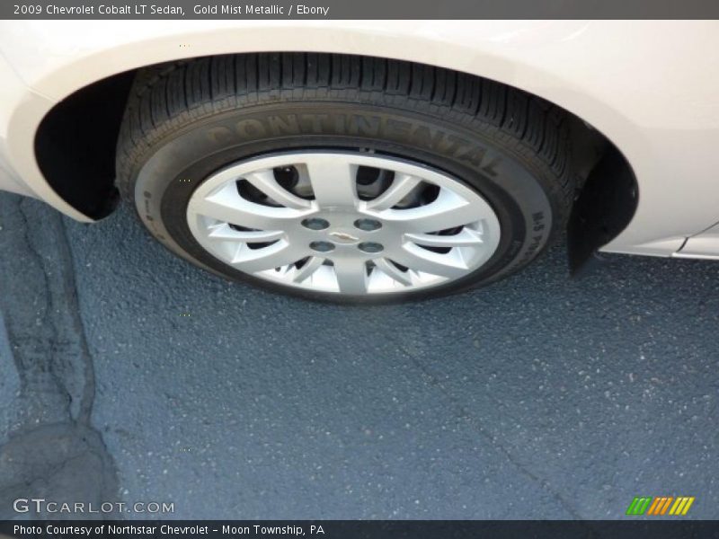 Gold Mist Metallic / Ebony 2009 Chevrolet Cobalt LT Sedan