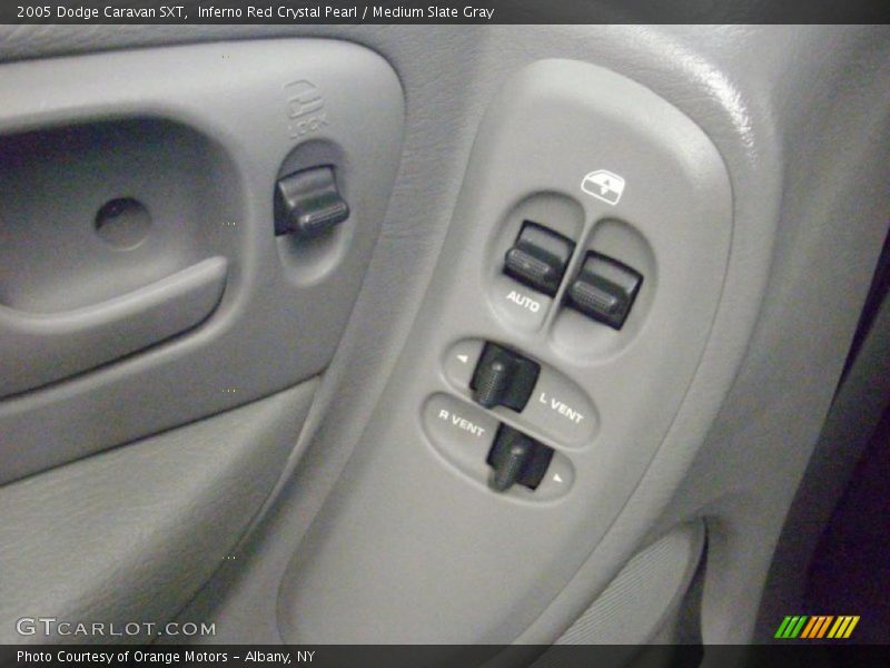Inferno Red Crystal Pearl / Medium Slate Gray 2005 Dodge Caravan SXT