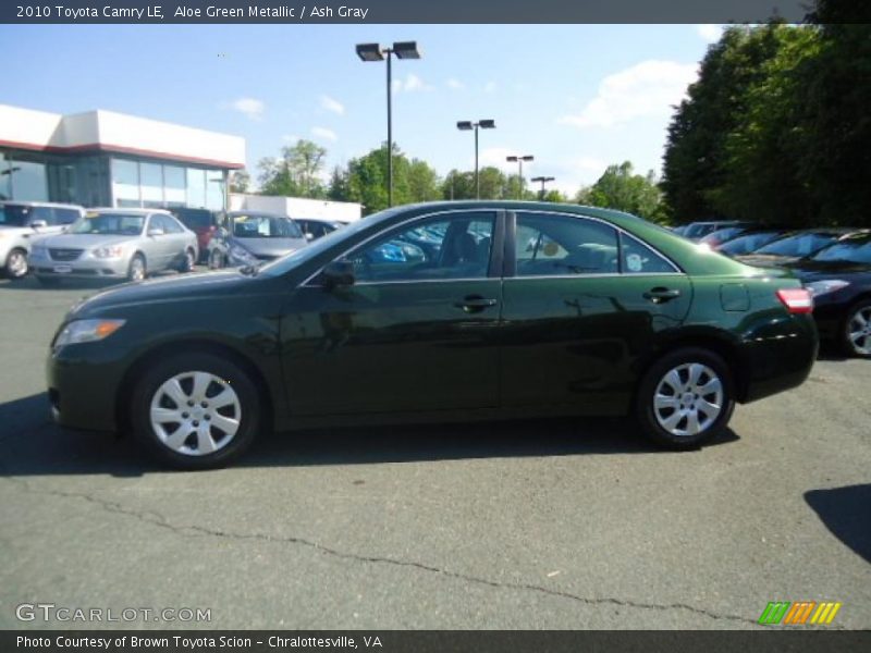 Aloe Green Metallic / Ash Gray 2010 Toyota Camry LE
