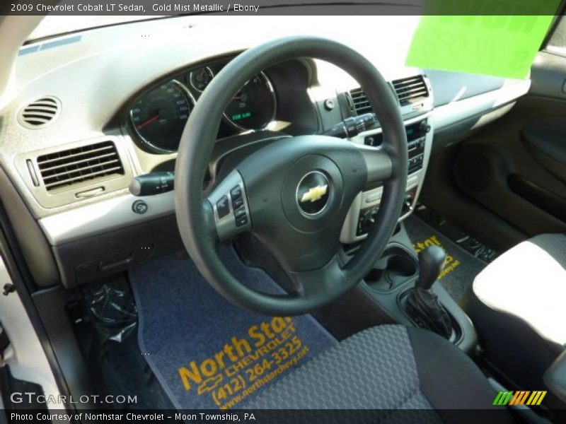 Gold Mist Metallic / Ebony 2009 Chevrolet Cobalt LT Sedan