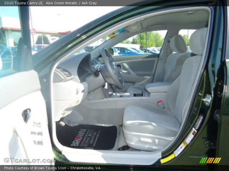 Aloe Green Metallic / Ash Gray 2010 Toyota Camry LE