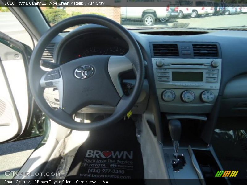 Aloe Green Metallic / Ash Gray 2010 Toyota Camry LE