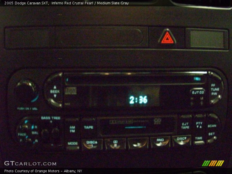 Inferno Red Crystal Pearl / Medium Slate Gray 2005 Dodge Caravan SXT
