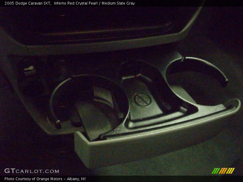 Inferno Red Crystal Pearl / Medium Slate Gray 2005 Dodge Caravan SXT