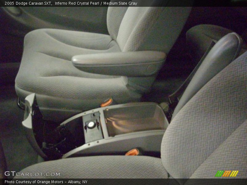 Inferno Red Crystal Pearl / Medium Slate Gray 2005 Dodge Caravan SXT