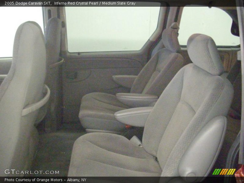 Inferno Red Crystal Pearl / Medium Slate Gray 2005 Dodge Caravan SXT