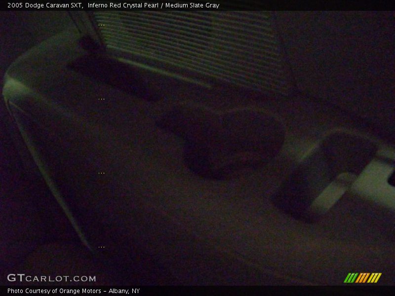 Inferno Red Crystal Pearl / Medium Slate Gray 2005 Dodge Caravan SXT
