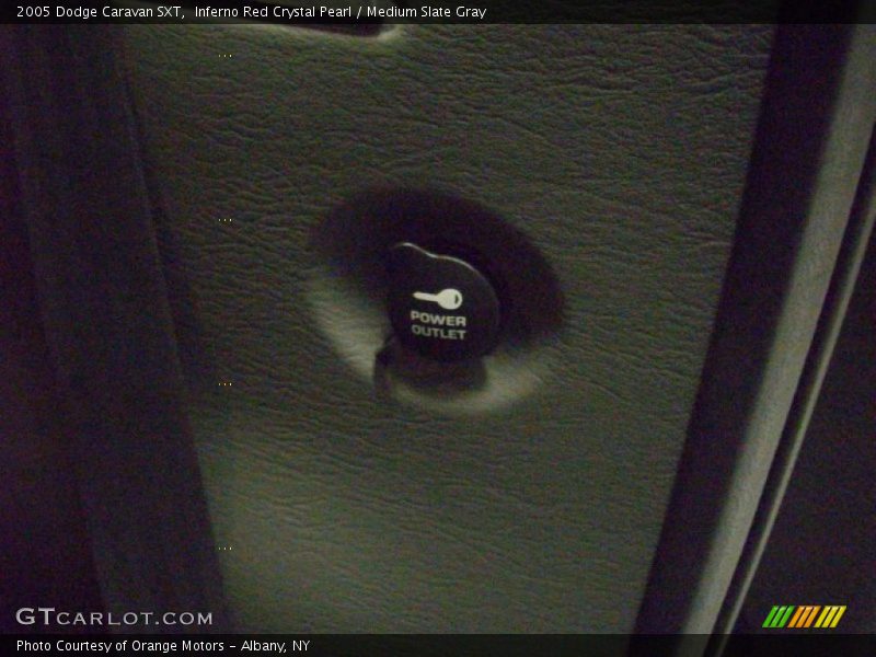 Inferno Red Crystal Pearl / Medium Slate Gray 2005 Dodge Caravan SXT
