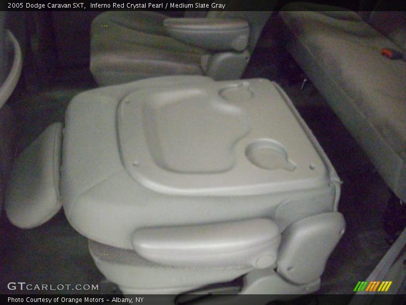 Inferno Red Crystal Pearl / Medium Slate Gray 2005 Dodge Caravan SXT