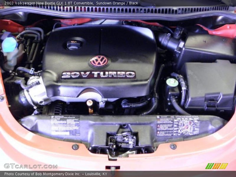  2003 New Beetle GLX 1.8T Convertible Engine - 1.8 Liter Turbocharged DOHC 20-Valve 4 Cylinder