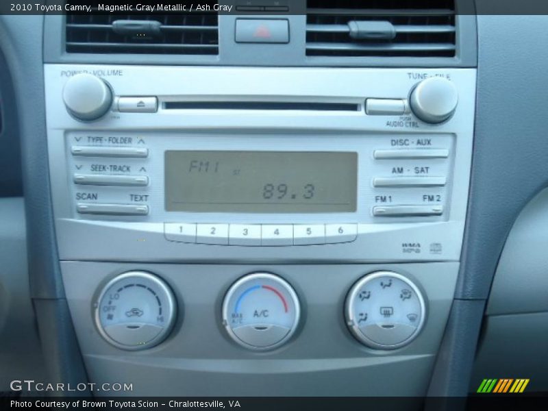 Magnetic Gray Metallic / Ash Gray 2010 Toyota Camry