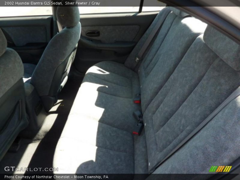 Silver Pewter / Gray 2002 Hyundai Elantra GLS Sedan