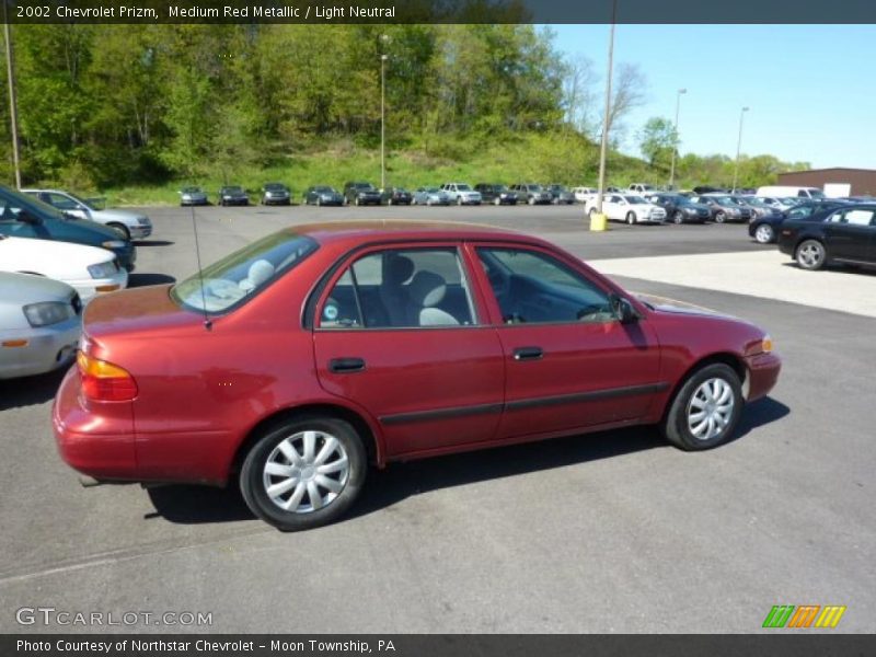Medium Red Metallic / Light Neutral 2002 Chevrolet Prizm