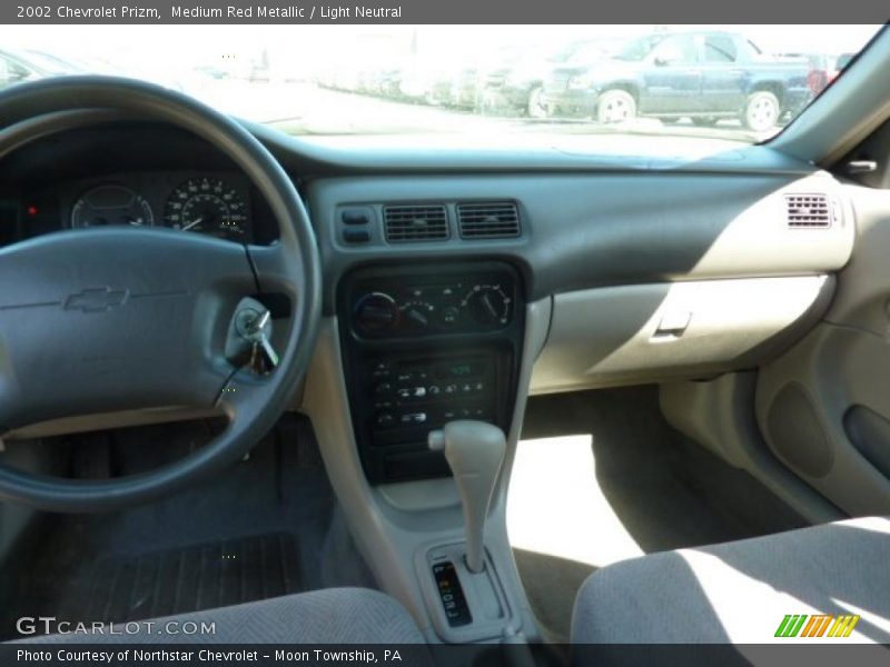 Medium Red Metallic / Light Neutral 2002 Chevrolet Prizm