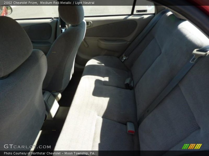 Medium Red Metallic / Light Neutral 2002 Chevrolet Prizm