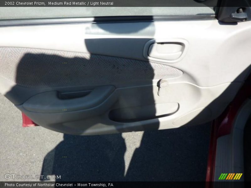 Medium Red Metallic / Light Neutral 2002 Chevrolet Prizm