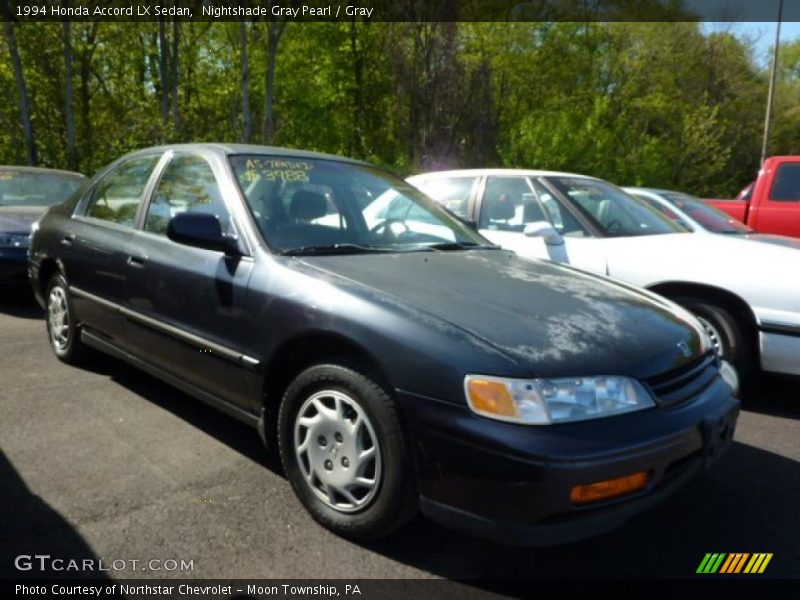 Nightshade Gray Pearl / Gray 1994 Honda Accord LX Sedan