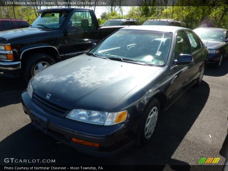 Nightshade Gray Pearl / Gray 1994 Honda Accord LX Sedan