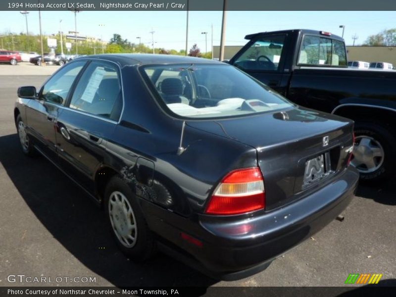 Nightshade Gray Pearl / Gray 1994 Honda Accord LX Sedan