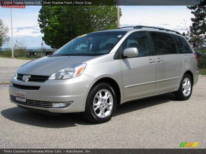 Silver Shadow Pearl / Stone Gray 2004 Toyota Sienna XLE
