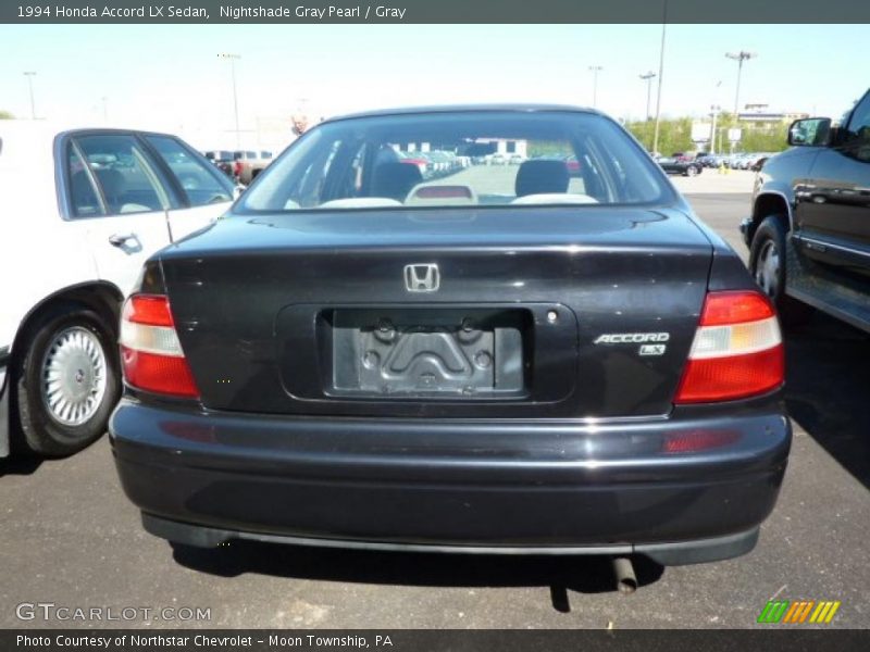 Nightshade Gray Pearl / Gray 1994 Honda Accord LX Sedan