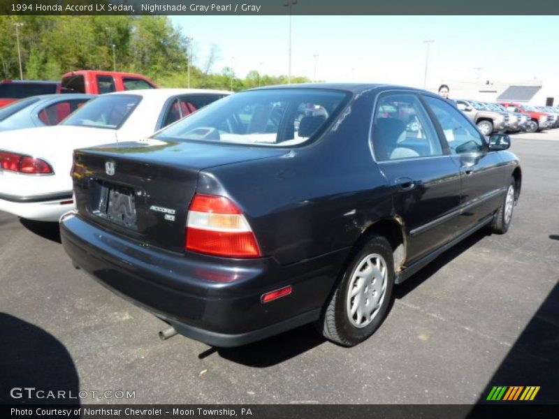 Nightshade Gray Pearl / Gray 1994 Honda Accord LX Sedan