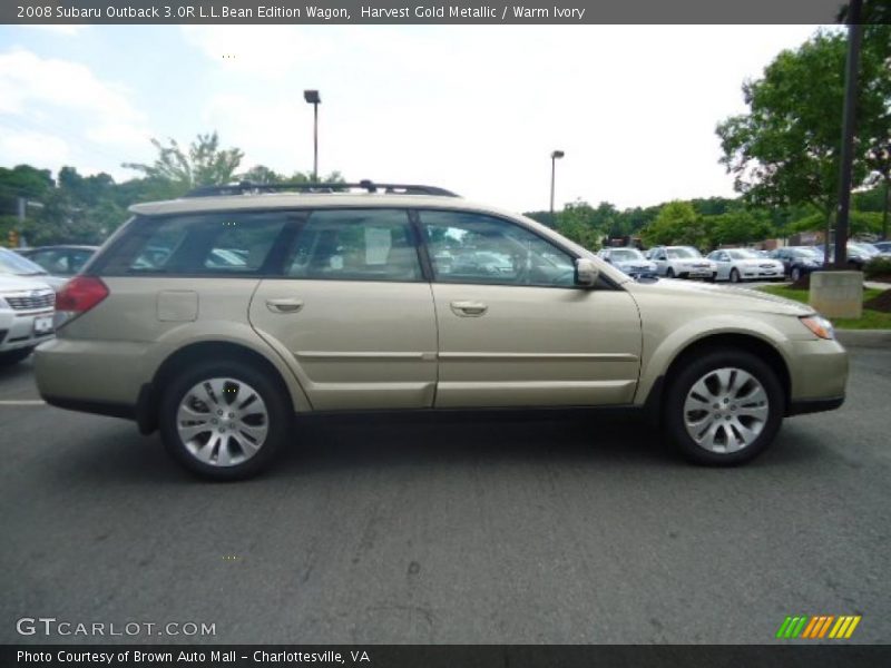 Harvest Gold Metallic / Warm Ivory 2008 Subaru Outback 3.0R L.L.Bean Edition Wagon