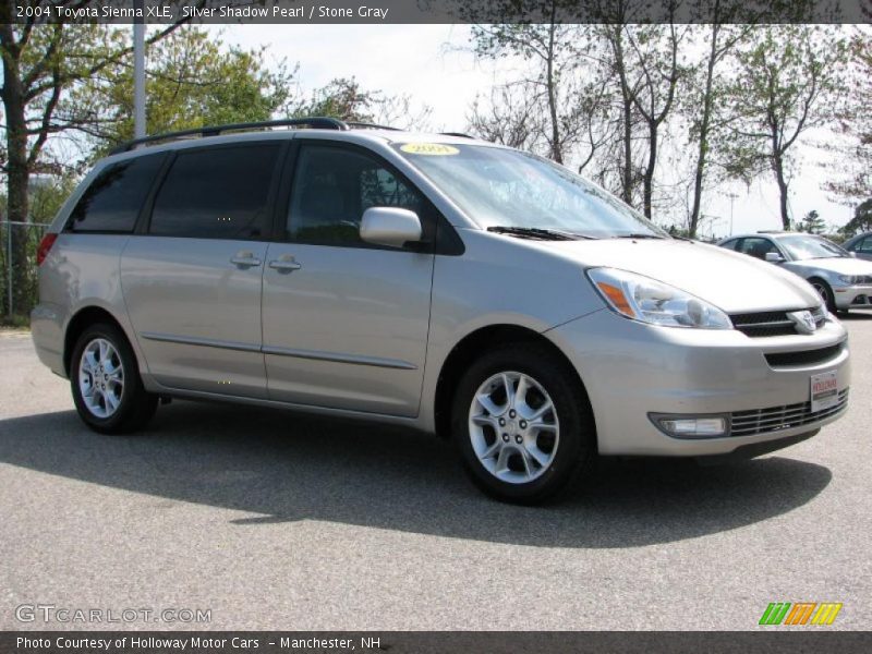 Silver Shadow Pearl / Stone Gray 2004 Toyota Sienna XLE