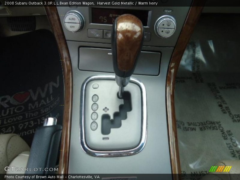  2008 Outback 3.0R L.L.Bean Edition Wagon 5 Speed Sportshift Automatic Shifter