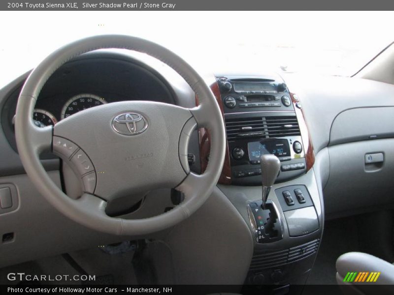 Silver Shadow Pearl / Stone Gray 2004 Toyota Sienna XLE