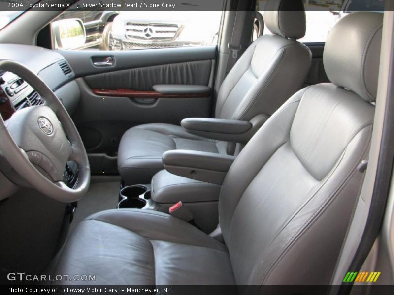 Silver Shadow Pearl / Stone Gray 2004 Toyota Sienna XLE