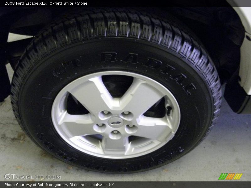Oxford White / Stone 2008 Ford Escape XLS