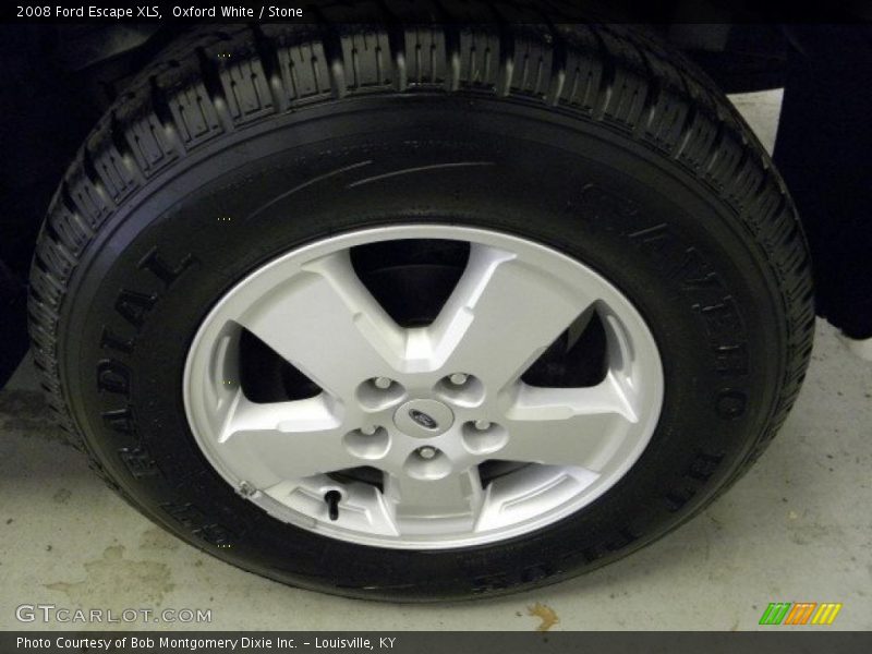 Oxford White / Stone 2008 Ford Escape XLS