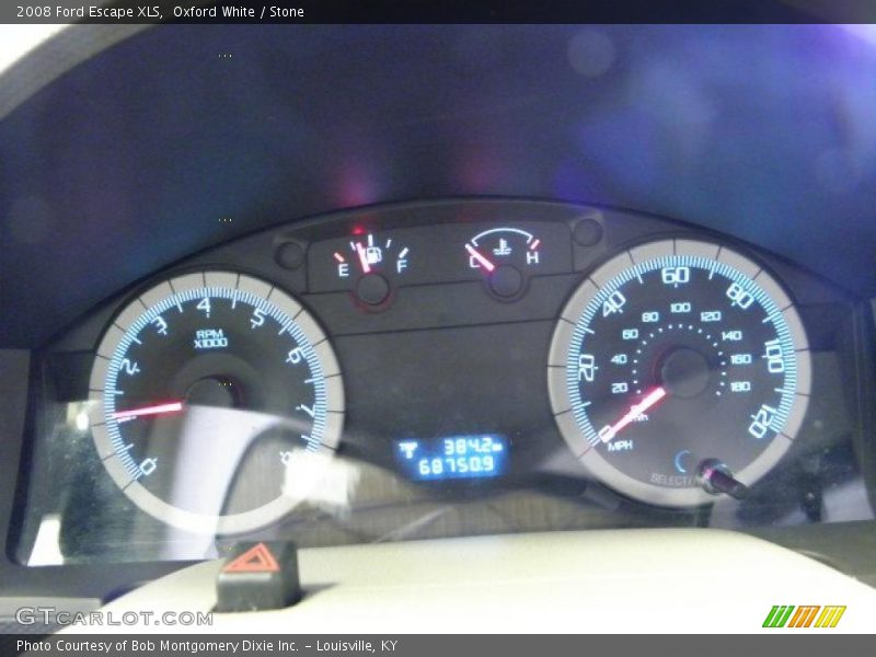 Oxford White / Stone 2008 Ford Escape XLS