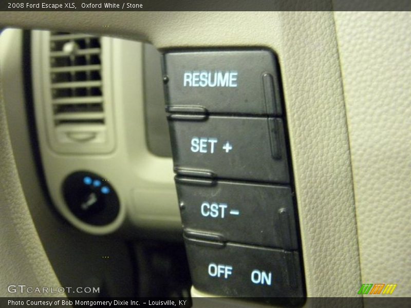 Oxford White / Stone 2008 Ford Escape XLS