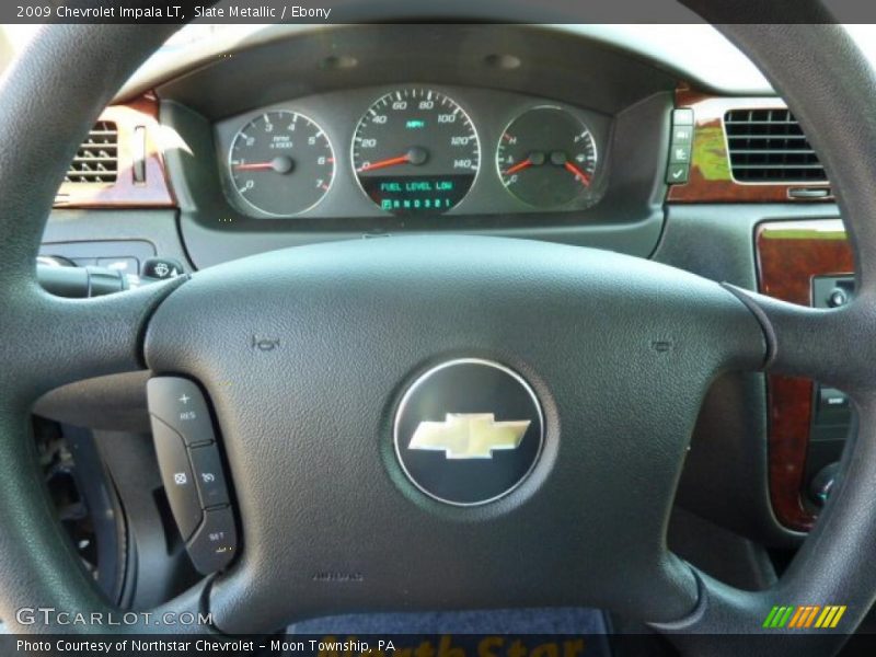 Slate Metallic / Ebony 2009 Chevrolet Impala LT
