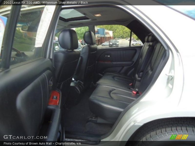 Millennium Silver Metallic / Black 2002 Lexus RX 300 AWD