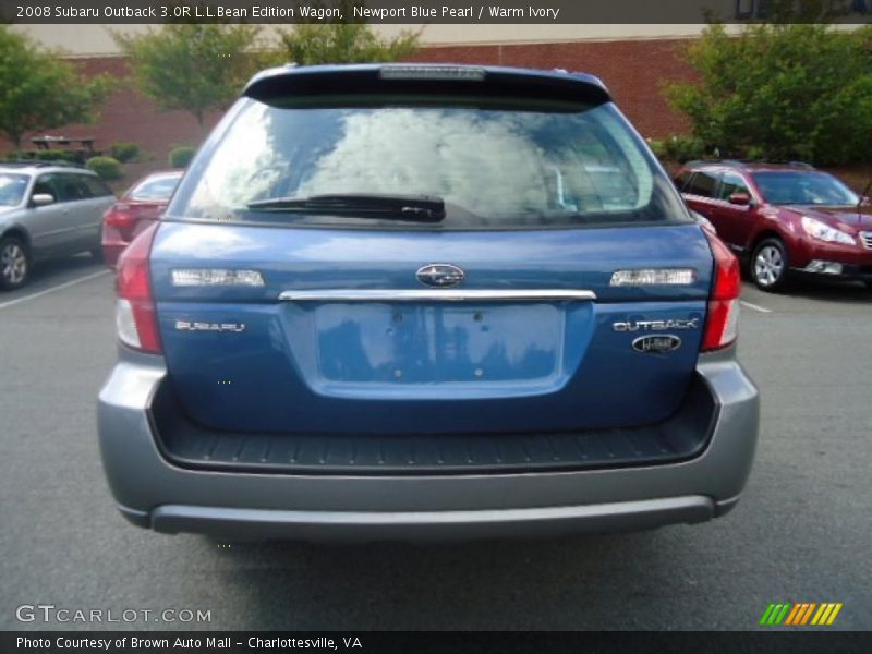Newport Blue Pearl / Warm Ivory 2008 Subaru Outback 3.0R L.L.Bean Edition Wagon
