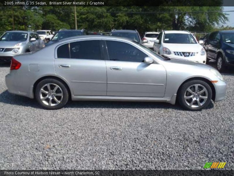 Brilliant Silver Metallic / Graphite 2005 Infiniti G 35 Sedan